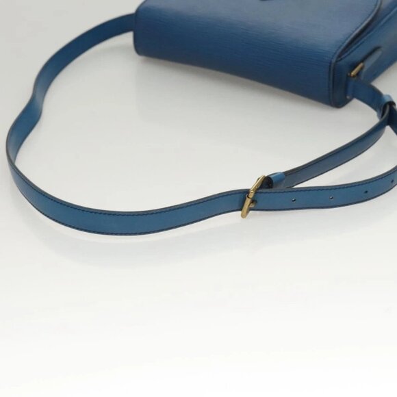 LOUIS VUITTON Epi Saint Cloud GM Shoulder Bag Toledo Blue M52195 LV Auth BA1445 - Picture 8 of 16